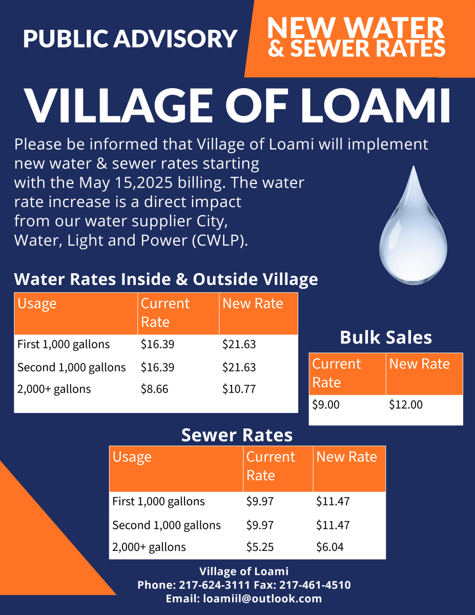 Water & Sewer Rates 2025